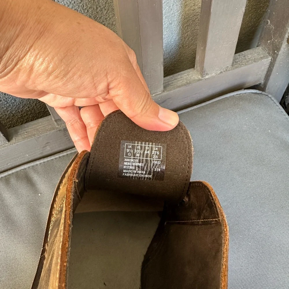 Clarks Brown Leather Chukka Boots